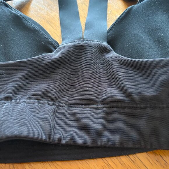 Brooks Black Sport Bra Size M Racer Back Removable Pads - Picture 8 of 11